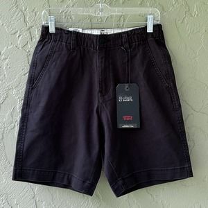 Levi’s XX Chino EZ Waist Size XS Meteorite Black 8" Men's Relaxed Fit Shorts NWT